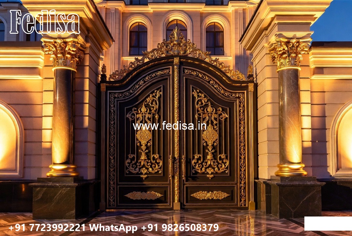 Auto Gate Design, 6 Feet Main Gate Design 1840 Gate Ideas | Entrance Gates Design