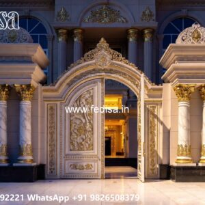 Auto Gate Design, Black And White Gate Design 1890 Gate Ideas | Entrance Gates Design