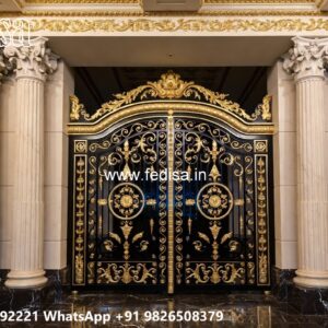 Grill Gate Price, Steel Gate With Hpl Sheet 2114 Gate Ideas | Entrance Gates Design