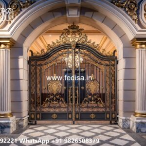 Lohe Ke Darwaje Ki Design, Simple Folding Gate Design 2209 Gate Ideas | Entrance Gates Design
