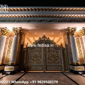 Boundary Wall Gate, Loha Pipe Gate Design 2215 Gate Ideas | Entrance Gates Design