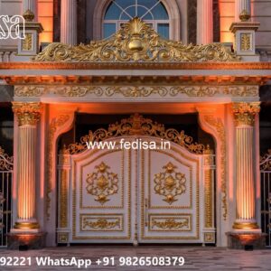 Modern Main Gate Design, Main Gate With Mini Gate 2233 Gate Ideas | Entrance Gates Design