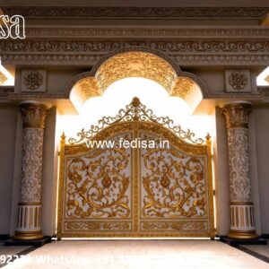 Boundary Wall Gate, Steel Wood Gate Design 2335 Gate Ideas | Entrance Gates Design