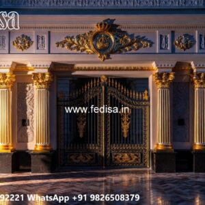Lohe Ke Darwaje Ki Design, Compound Safety Grill 2449 Gate Ideas | Entrance Gates Design