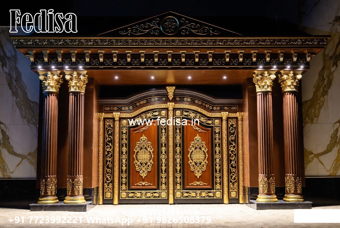 Wrought Iron Gate Designs, Fundermax Sheet Gate Design 2511 Gate Ideas | Entrance Gates Design