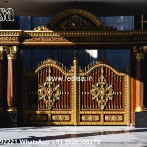Wrought Iron Gate Designs, Channel Gate Colour Design 2541 Gate Ideas | Entrance Gates Design