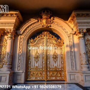 Double Gate Design, Steel Main Gate Design 2674 Gate Ideas | Entrance Gates Design