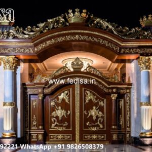 Double Gate Design, Safety Grill Design For Compound Wall 2994 Gate Ideas | Entrance Gates Design