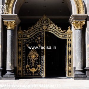 Gate Handle Design, Temple Steel Gate Design 3208 Gate Ideas | Entrance Gates Design
