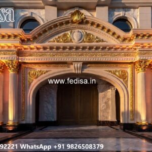 Main Gate Design 2026 Iron, Steel Maharaja Gate 3216 Gate Ideas | Entrance Gates Design