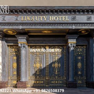 Boundary Wall Grill Design, Stainless Steel Folding Gate Design Front Gate Designs For Houses | Entrance Gates Design