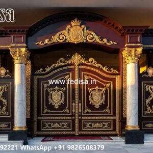 Lohe Ke Darwaje Ka Design, Ss Boundary Gate Front Gate Designs For Houses | Entrance Gates Design