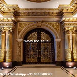 Lohe Ke Darwaje Ka Design, Entrance Pillar Design Front Gate Designs For Houses | Entrance Gates Design