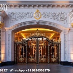 Lohe Ka Gate Grill, Maharaja Gate Design For Home Front Gate Designs For Houses | Entrance Gates Design