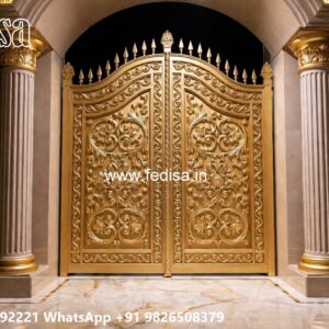 Boundary Wall Grill Design, Metal Sliding Gate Design Front Gate Designs For Houses | Entrance Gates Design