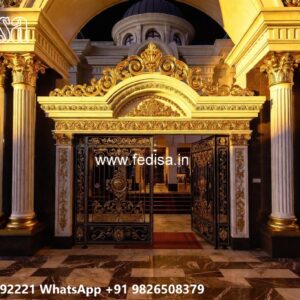 Boundary Wall Grill Design, 3 Door Gate Design Front Gate Designs For Houses | Entrance Gates Design