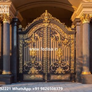Gate And Fence Design, Sliding Iron Main Gate Design Front Gate Designs For Houses | Entrance Gates Design
