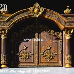 Lohe Ke Darwaje Ka Design, Grill Gate Ke Design Front Gate Designs For Houses | Entrance Gates Design