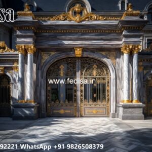 Gate Handle Design, Iron Boundary Gate Design Front Gate Designs For Houses | Entrance Gates Design
