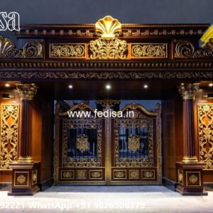 Boundary Wall Grill Design, Gate Design 10 Feet Front Gate Designs For Houses | Entrance Gates Design