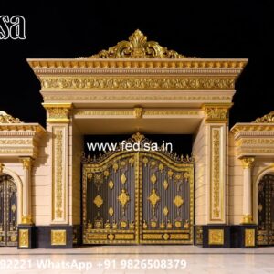 Double Gate Design, Modern Courtyard Gate Front Gate Designs For Houses | Entrance Gates Design