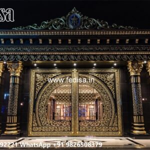 Gate Handle Design, Rod Iron Fence Designs Front Gate Designs For Houses | Entrance Gates Design