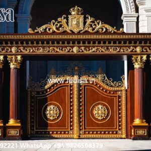 Lohe Ka Gate Grill, Farm House Main Gate Front Gate Designs For Houses | Entrance Gates Design