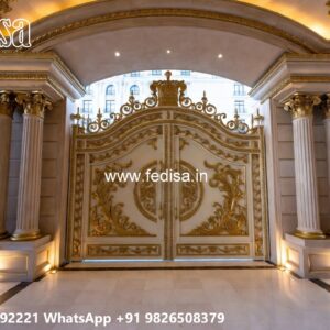 Lohe Ke Darwaje Ka Design, Main Gate Design 2026 Sliding Front Gate Designs For Houses | Entrance Gates Design