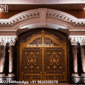 Bungalow Gate Design, Wrought Iron Window Grills Design Front Gate Designs For Houses | Entrance Gates Design