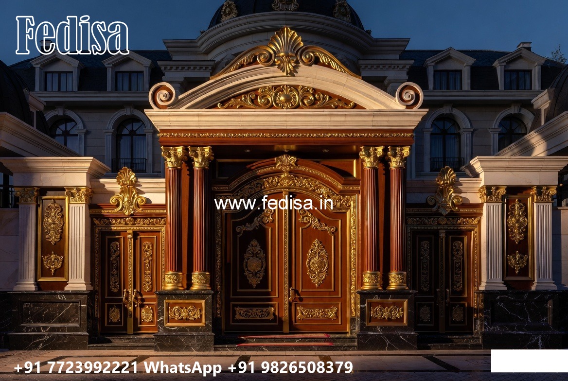 Double Gate Design, Simple Design Gate Grill Front Gate Designs For Houses | Entrance Gates Design