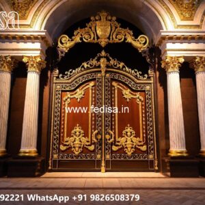 Lohe Ke Darwaje Ka Design, Steel Gate Design 5 Feet Front Gate Designs For Houses | Entrance Gates Design