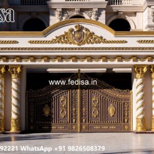 Folding Gate Design For Home, Home Main Gate Pillar Design Front Gate Designs For Houses | Entrance Gates Design