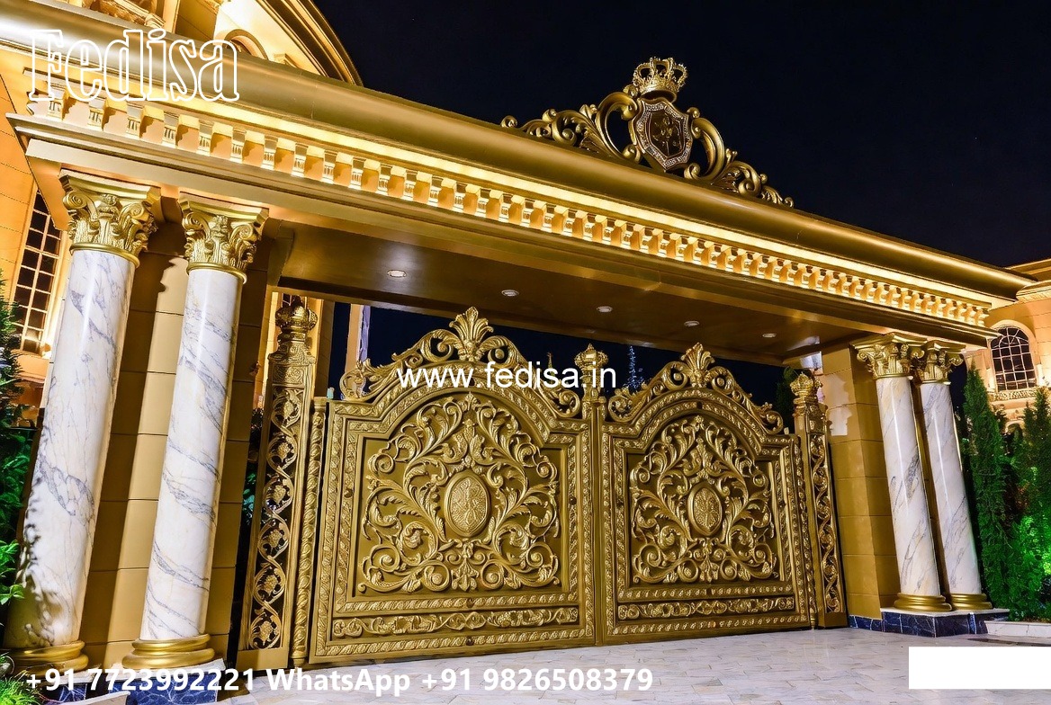 Double Gate Design, Main Gate Pipe Design New Front Gate Designs For Houses | Entrance Gates Design
