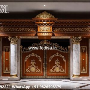 Gate Handle Design, Round Main Gate Design Front Gate Designs For Houses | Entrance Gates Design