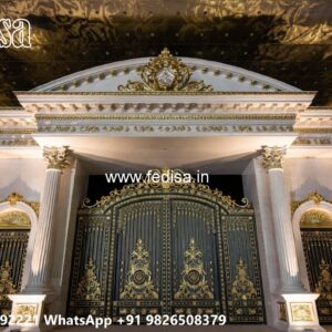 Lohe Ka Gate Grill, Main Gate With Small Door Front Gate Designs For Houses | Entrance Gates Design