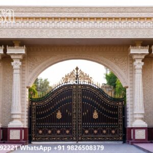 Box Bar Gate Design, Iron Gate Design For Home Front Gate Designs For Houses | Entrance Gates Design
