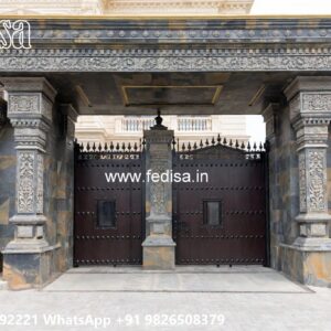 Compound Wall Grill Design, Sliding Gate Design For Home Front Gate Designs For Houses | Entrance Gates Design