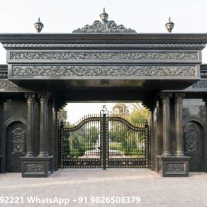 Mild Steel Gate, Sliding Grill Gate Design Front Gate Designs For Houses | Entrance Gates Design