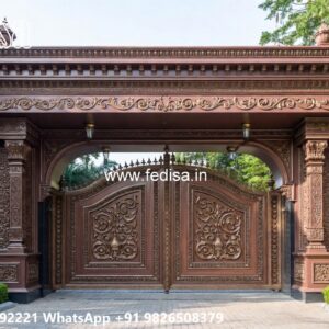 Railing Gate Design, Gate Roof Design Front Gate Designs For Houses | Entrance Gates Design