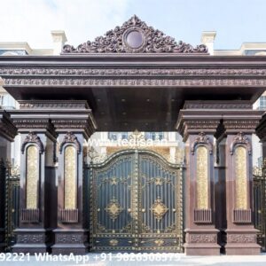 Compound Wall Grill Design, Gate Sheet Design Front Gate Designs For Houses | Entrance Gates Design