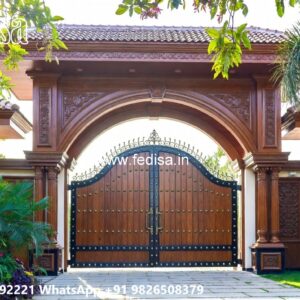 Square Pipe Gate Design, Black Gate Design Front Gate Designs For Houses | Entrance Gates Design