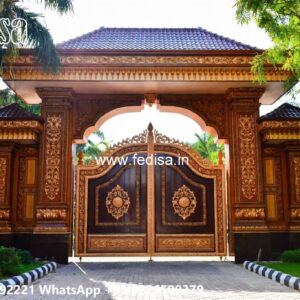 Railing Gate Design, Front Gate Design Steel Front Gate Designs For Houses | Entrance Gates Design