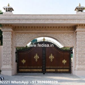 Square Tube Gate Design, 3 Fold Gate Design Front Gate Designs For Houses | Entrance Gates Design