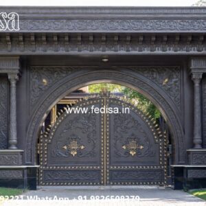 Box Bar Gate Design, Boundary Wall Grill Front Gate Designs For Houses | Entrance Gates Design