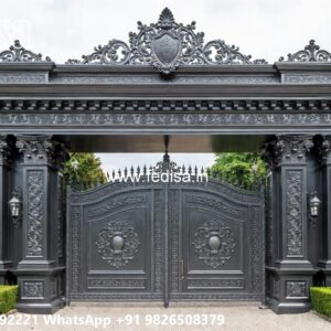 Compound Wall Grill Design, Folding Grill Gate Design Front Gate Designs For Houses | Entrance Gates Design