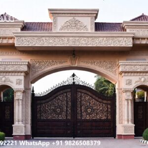 Box Bar Gate Design, Wood And Metal Gates Design Front Gate Designs For Houses | Entrance Gates Design