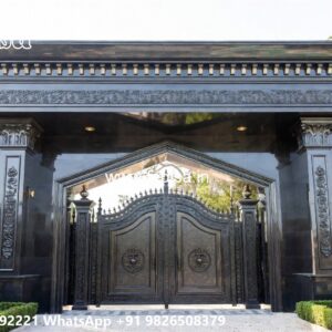 Mild Steel Gate, Fundermax Gate Design Front Gate Designs For Houses | Entrance Gates Design