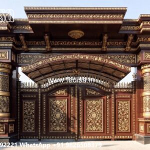 Compound Wall Grill Design, Steel Gate Ke Design Front Gate Designs For Houses | Entrance Gates Design