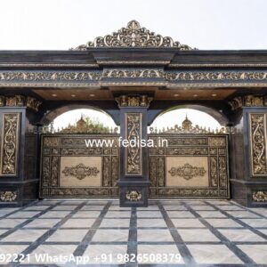 Railing Gate Design, Boundary Wall Iron Grill Design Front Gate Designs For Houses | Entrance Gates Design