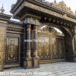 Compound Wall Grill Design, Cnc Main Gate Design Front Gate Designs For Houses | Entrance Gates Design